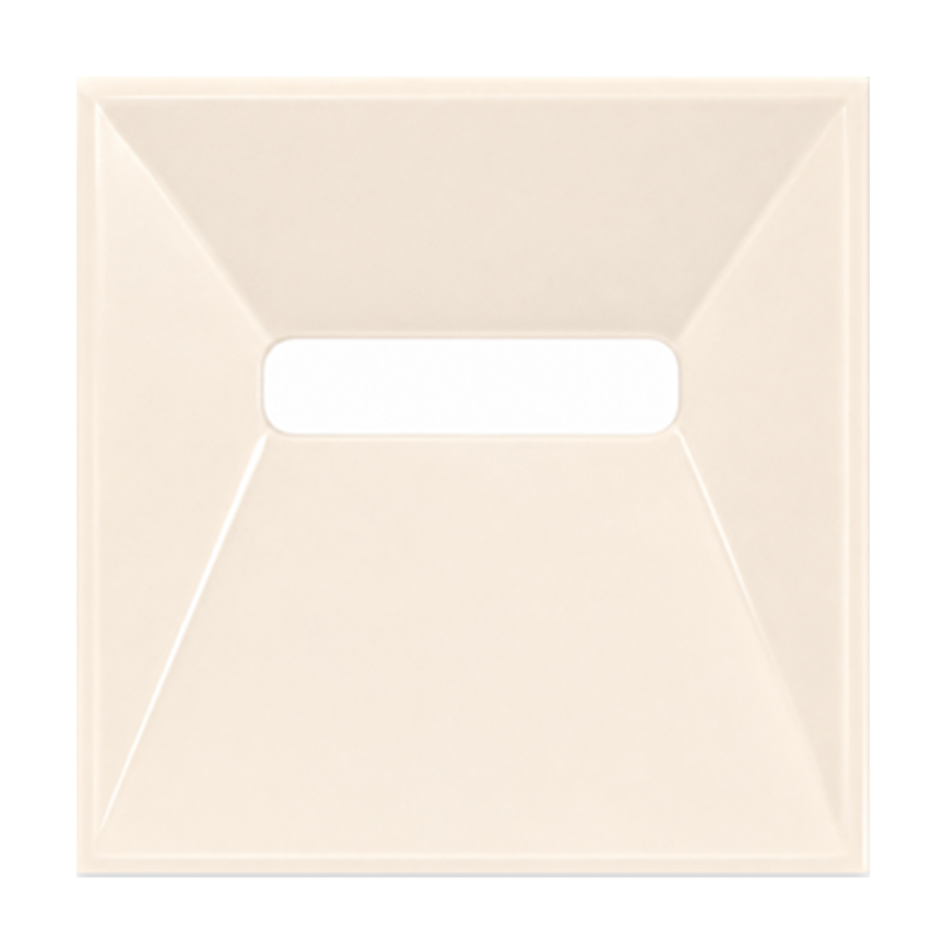 Off White Glaze Mailbox