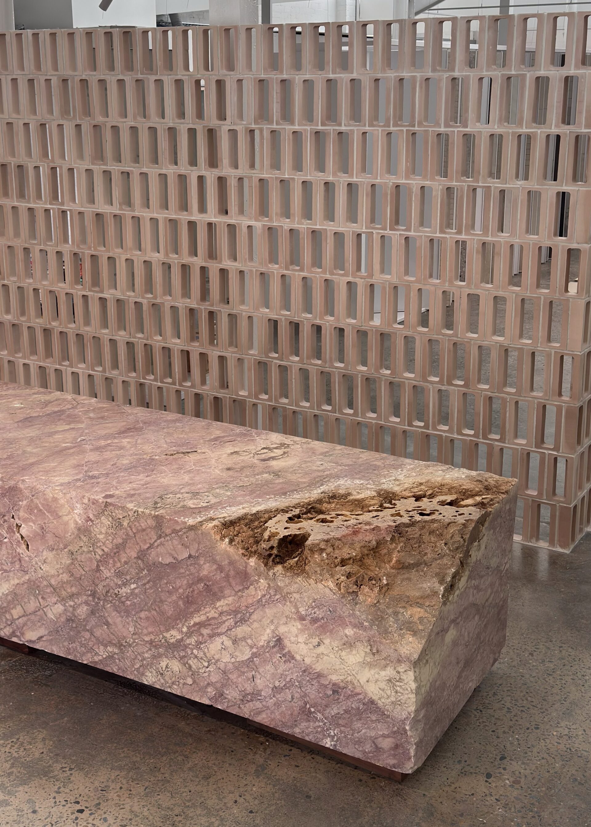 Breccia Pernice Showroom Reception Desk 2