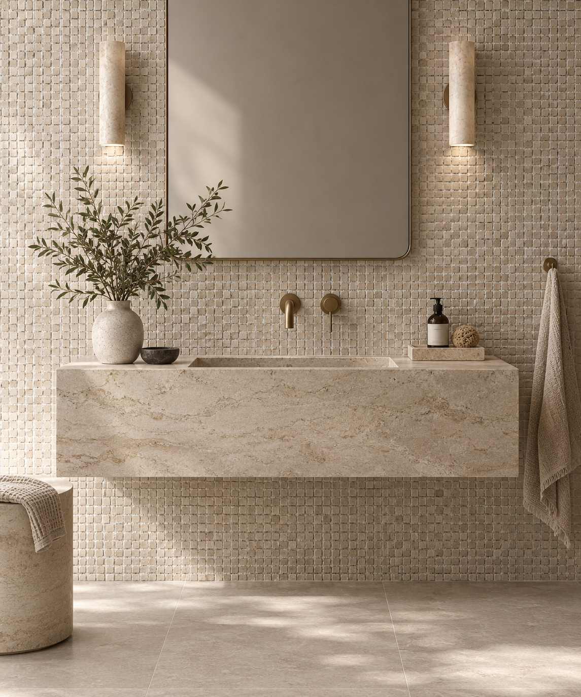 Chiselled Botticino lifestyle