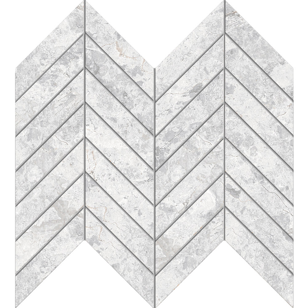 Artic white chevron