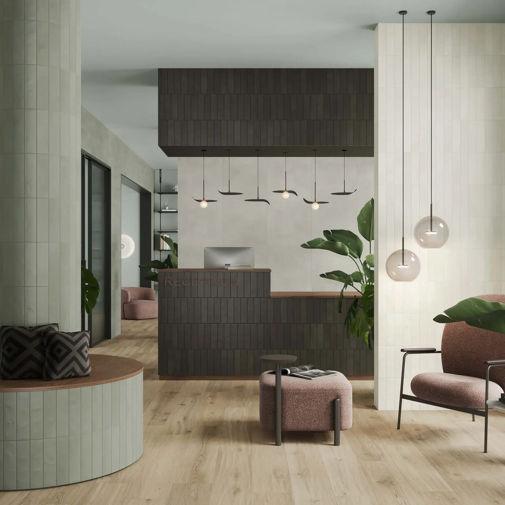 Cerone bianco mint nero ref 01