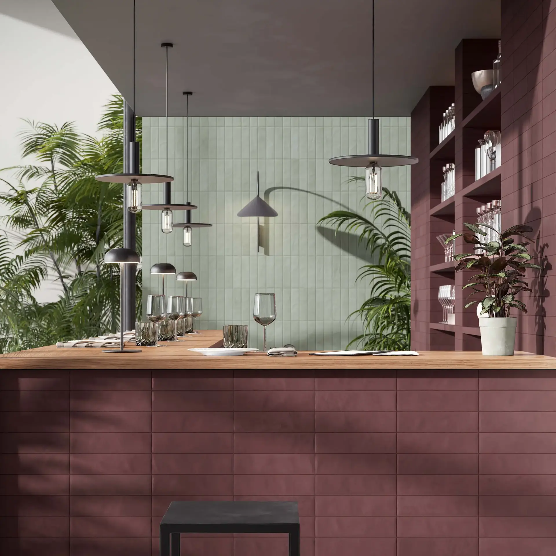 Cerone burgundy mint ref 02